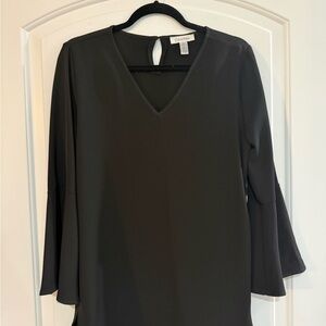 Calvin Klein Charcoal V-Neck Top